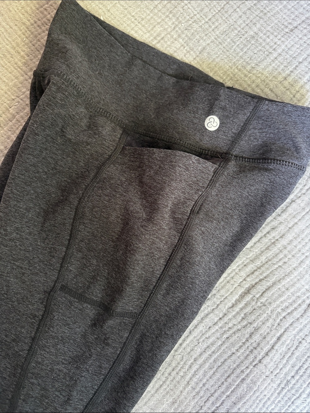 Zella Kids Charcoal Heather Leggings